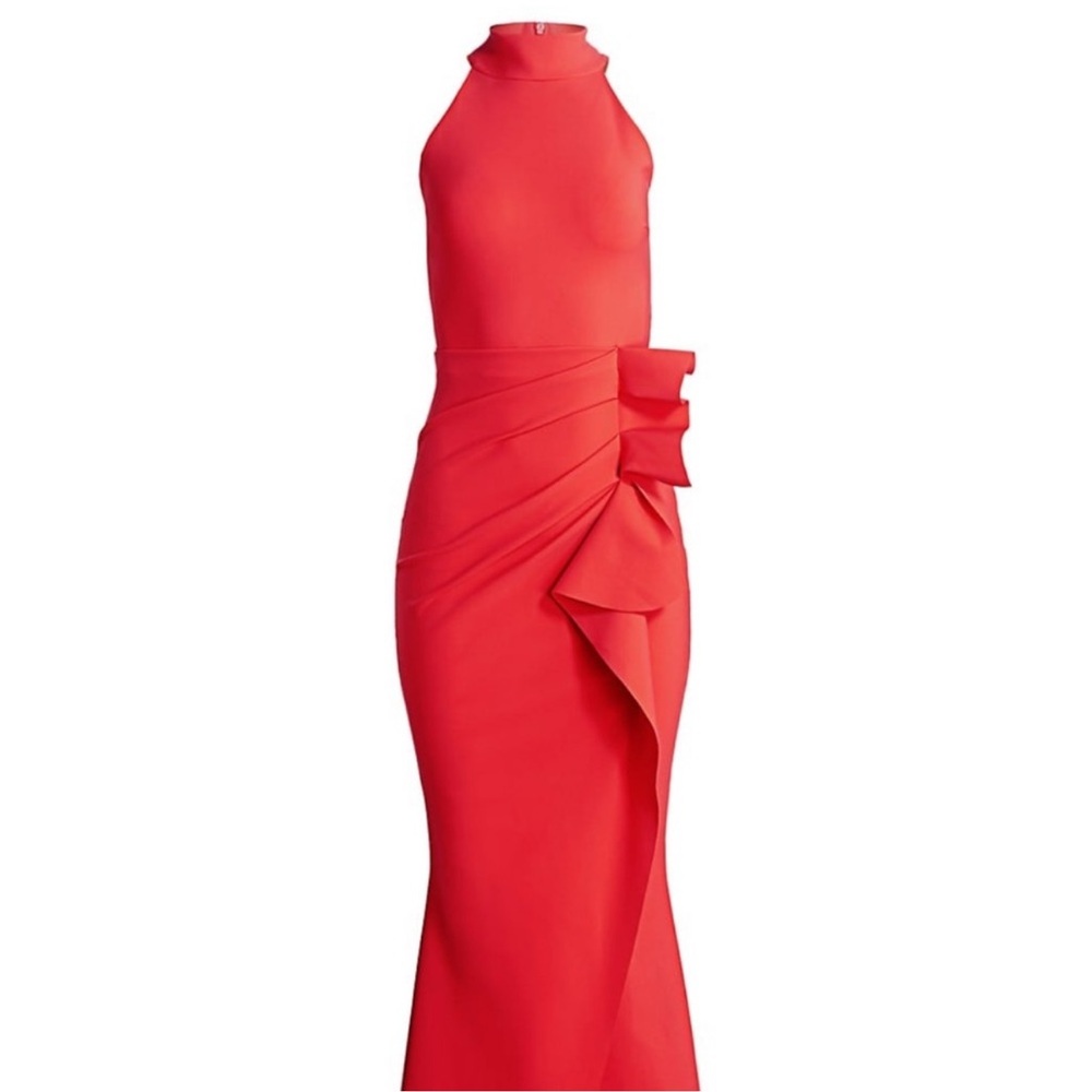 Chiara Boni Asymmetrical Red Dress